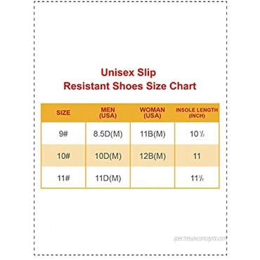 DisRun Slip Resistant Work Shoes Men's and Women's Bistro Clog Garden Shoes