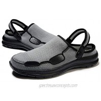 KAIDER Men's Slippers Garden Clogs Lightweight Outdoor Beach Sandals for Walking